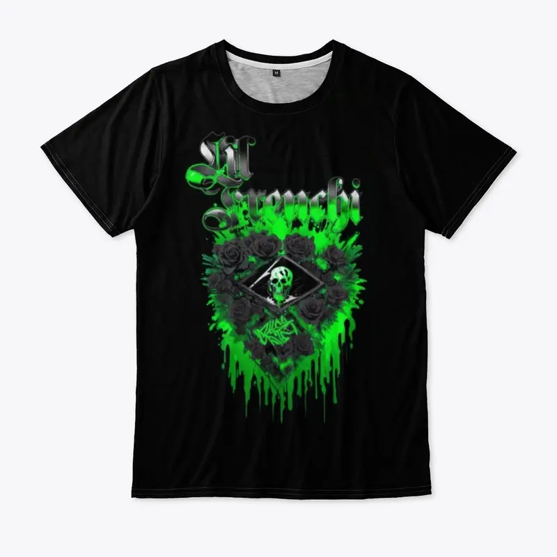 Lil Frenchi Slayer Tee (Black/Green)